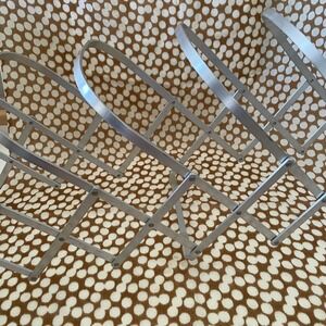 Vintage MCM Accordion Aluminum Countertop‎ Organizer